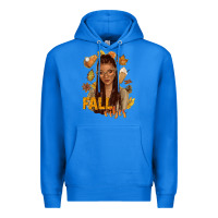 True Royal Fall vibes afro woman Premium Hoodie - NancyCooperArtShop
