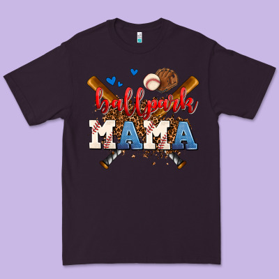 Ballpark Mama Premium Tee Designed By Adodesignshop