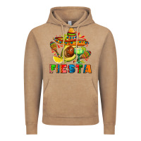 Vintage Coffee fıesta with avocado and sombrero Vintage Hoodie - AdoDesignShop