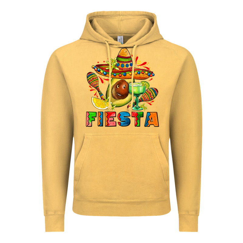 Fıesta With Avocado And Sombrero Vintage Hoodie by AdoDesignShop | Teevron
