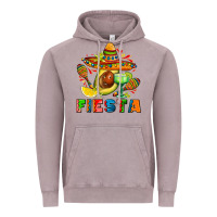 Vintage Zinc fıesta with avocado and sombrero Vintage Hoodie - AdoDesignShop