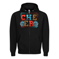 Black Cheer Baseball stitchs Zipper Hoodie - LillyAllenDesigns