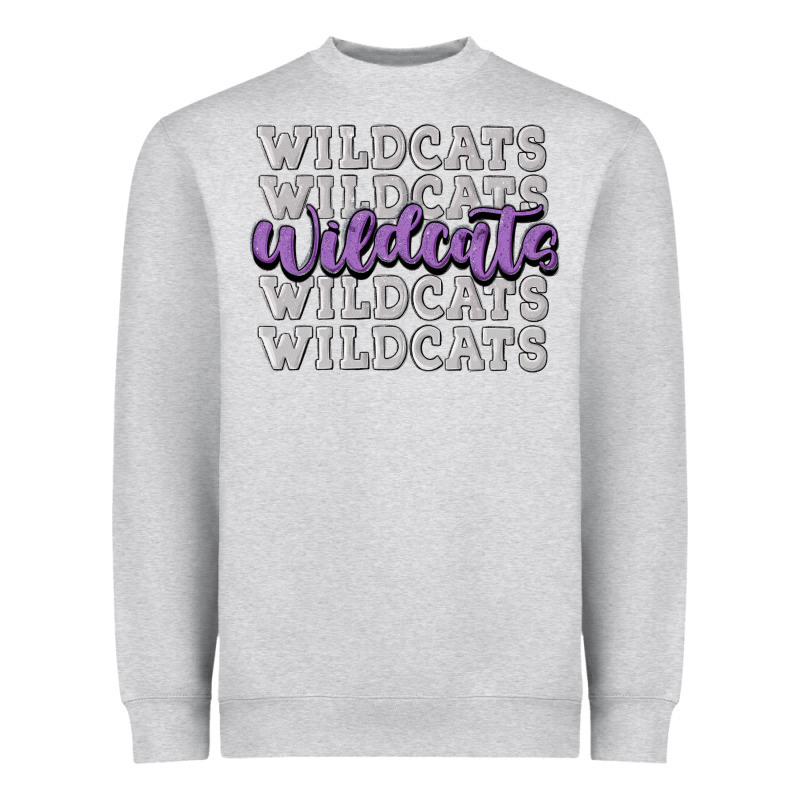Wildcats Football Heavyweight Sweatshirt by MaliasSmallBusiness | Teevron