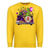 Lemon Mardi Gras gnome on the truck Premium Sweatshirt - NancyCooperArtShop