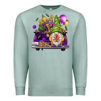 Mardi Gras Gnome On The Truck Premium Sweatshirt | Teevron