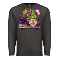 Smoke Mardi Gras gnome on the truck Premium Sweatshirt - NancyCooperArtShop