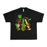 Black st patrick's beers flags and hat Urban Heavy Tee - AdoDesignShop