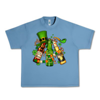 Pebble Blue st patrick's beers flags and hat Urban Heavy Tee - AdoDesignShop