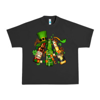 Pigment Black st patrick's beers flags and hat Urban Heavy Tee - AdoDesignShop
