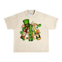 Sandshell st patrick's beers flags and hat Urban Heavy Tee - AdoDesignShop
