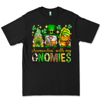 Black St. Patrick's Day shamrockin' with my gnomies Premium Tee - Neo Western