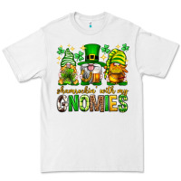 White St. Patrick's Day shamrockin' with my gnomies Premium Tee - Neo Western