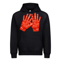 Black receiver gloves fa element 1 Urban Hoodie - FaDigitalArtStudio