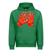 Emerald receiver gloves fa element 1 Urban Hoodie - FaDigitalArtStudio