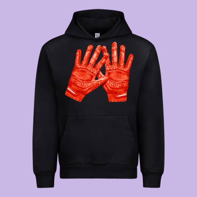 Receiver Gloves Fa Element 1 Urban Hoodie Designed By Fadigitalartstudio