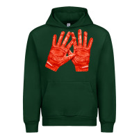 Forest Green receiver gloves fa element 1 Urban Hoodie - FaDigitalArtStudio