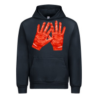 Navy receiver gloves fa element 1 Urban Hoodie - FaDigitalArtStudio