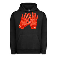 Pigment Black receiver gloves fa element 1 Urban Hoodie - FaDigitalArtStudio