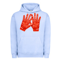 Pigment Grape Ice receiver gloves fa element 1 Urban Hoodie - FaDigitalArtStudio
