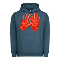 Pigment Midnight Navy receiver gloves fa element 1 Urban Hoodie - FaDigitalArtStudio