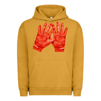Pigment Peanut Butter receiver gloves fa element 1 Urban Hoodie - FaDigitalArtStudio