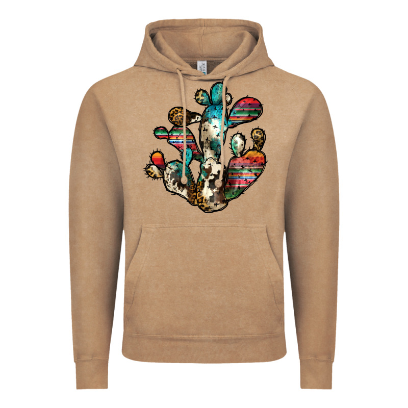 Serape Cactus Vintage Hoodie by JahusDesignShop | Teevron