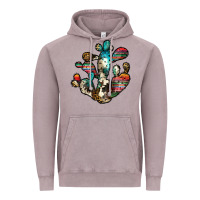 Vintage Zinc serape cactus Vintage Hoodie - JahusDesignShop