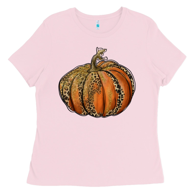 Leopard Pumpkin Ladies Tee by RanaPortraitStore | Teevron