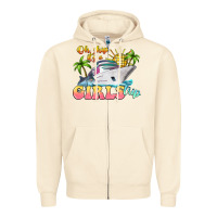 Sandshell oh ship it's a girls trip Zipper Hoodie - LillyAllenDesigns