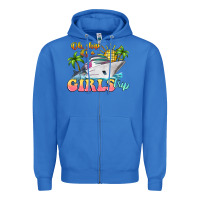 True Royal oh ship it's a girls trip Zipper Hoodie - LillyAllenDesigns