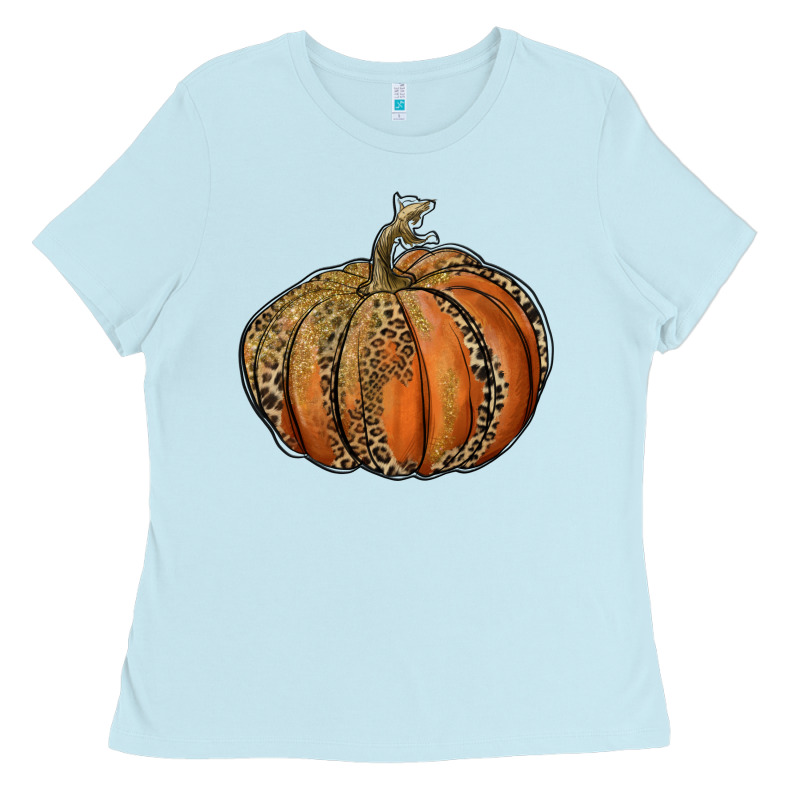 Leopard Pumpkin Ladies Tee by RanaPortraitStore | Teevron