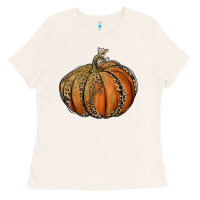 Bone leopard pumpkin Ladies Tee - RanaPortraitStore