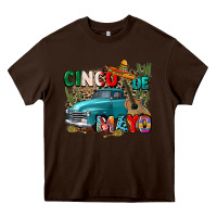 Chocolate Brown cinco de mayo Heavy Core Tee - CTS Tumbler Store