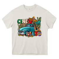 Cream cinco de mayo Heavy Core Tee - CTS Tumbler Store