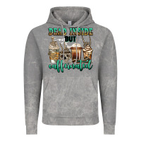Cloud Rock dead inside but caffeinated skeleton coffee cups Vintage Hoodie - Jasminsmagicworld