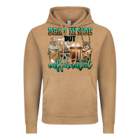 Vintage Camel dead inside but caffeinated skeleton coffee cups Vintage Hoodie - Jasminsmagicworld