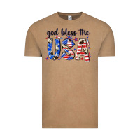 Vintage Coffee god bless the usa Vintage Tee - NancyCooperArtShop