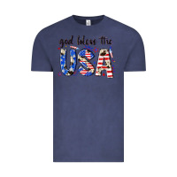 Vintage Denim god bless the usa Vintage Tee - NancyCooperArtShop