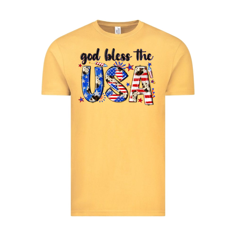 God Bless The Usa Vintage Tee by NancyCooperArtShop | Teevron