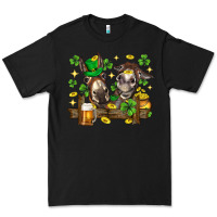 Black St. Patrick's Day donkey Premium Tee - Neo Western
