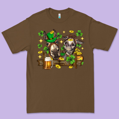 St. Patrick's Day Donkey Premium Tee Designed By Neo Western
