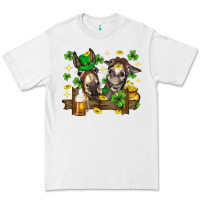 White St. Patrick's Day donkey Premium Tee - Neo Western