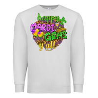 Dove Grey Happy Mardi Gras y'all Premium Sweatshirt - NancyCooperArtShop