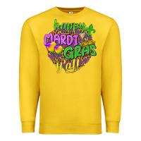 Lemon Happy Mardi Gras y'all Premium Sweatshirt - NancyCooperArtShop
