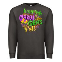 Smoke Happy Mardi Gras y'all Premium Sweatshirt - NancyCooperArtShop