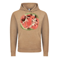 Vintage Coffee watermelon cowhide patch3 Vintage Hoodie - JahusDesignShop