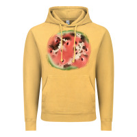 Vintage Mustard watermelon cowhide patch3 Vintage Hoodie - JahusDesignShop