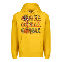 Lemon Gobble gobble turkey Thanksgiving Premium Hoodie - NancyCooperArtShop
