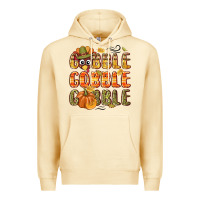 Pina Colada Gobble gobble turkey Thanksgiving Premium Hoodie - NancyCooperArtShop