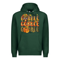 Gobble Gobble Turkey Thanksgiving Premium Hoodie | Teevron